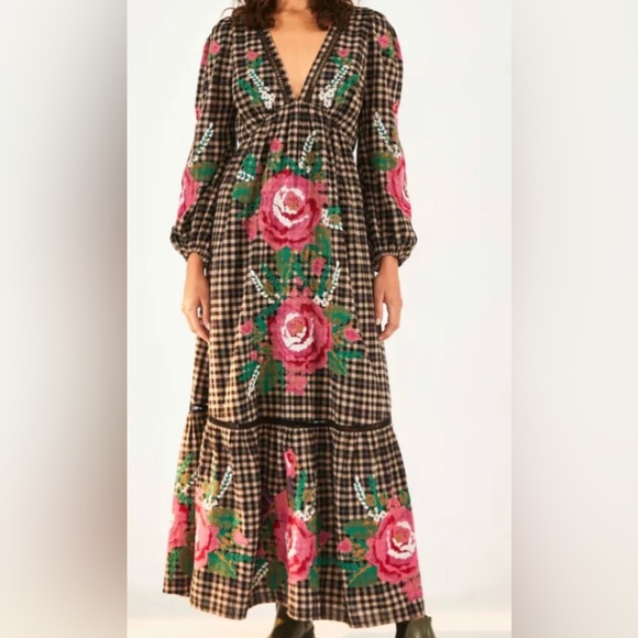 Farm Rio RioRooster Maxi Dress - Picture 5 of 5